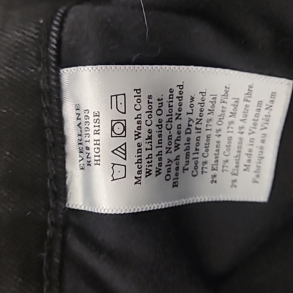 EVERLANE HIGH RISE BLACK JEANS - Picture 7 of 7